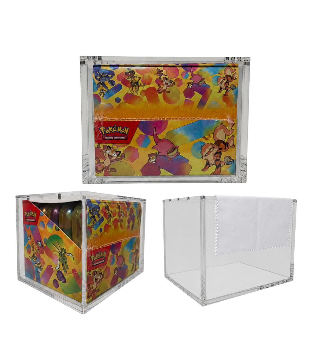 Mini Tin Display (10 Tins) Premium Acrylic Case